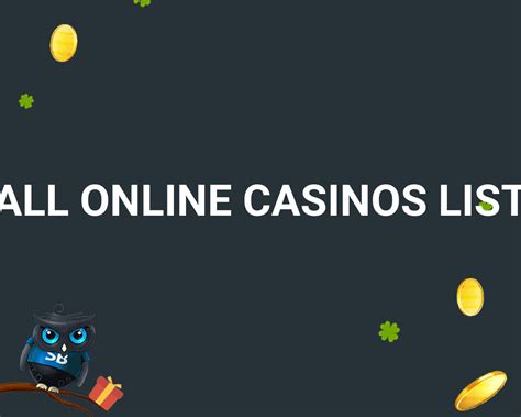 alle online casinos liste|All Online Casinos (A to Z) .